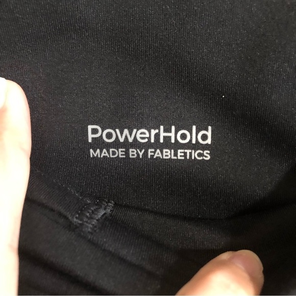 Powerhold by Fabletics Black with Red Stitching Leggings Size Small - Picture 6 of 7
